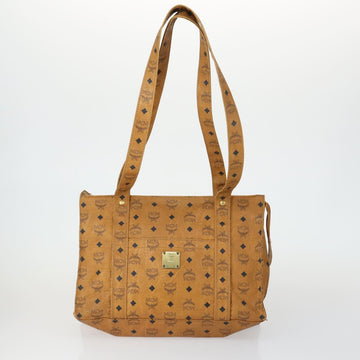 MCM Vicetos Logogram Shoulder Bag PVC Leather 4 Set Brown Black Auth mr1756 - 0