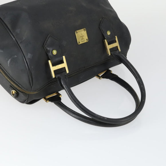 MCM Vicetos Logogram Shoulder Bag PVC Leather 4 Set Brown Black Auth mr1756