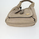 Chloe Hand Bag Leather 3 Set Beige Blue black Auth mr1757-7