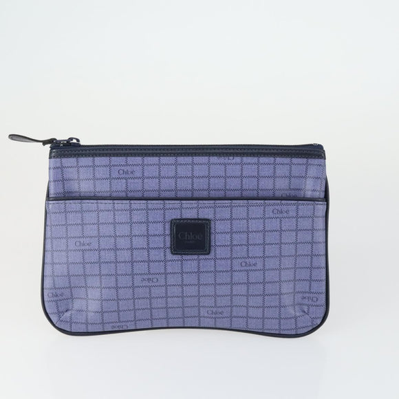 Chloe Hand Bag Leather 3 Set Beige Blue black Auth mr1757