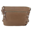 GUCCI Shoulder Bag Leather Brown Silver 268244 Auth mr1758-13