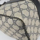 GUCCI GG Supreme Sherry Line Boston Bag PVC Navy Rot 012 3841 58 Auth mr1762-15