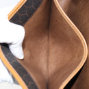 Christian Dior Honeycomb Canvas Chain Shoulder Bag PVC Black Gold Auth mr1769-20