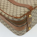 GUCCI GG Supreme Boston Bag PVC Beige Auth mr177-10