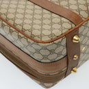 GUCCI GG Supreme Boston Bag PVC Beige Auth mr177-16