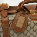 GUCCI GG Supreme Boston Bag PVC Beige Auth mr177-18