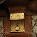 GUCCI GG Supreme Boston Bag PVC Beige Auth mr177-19