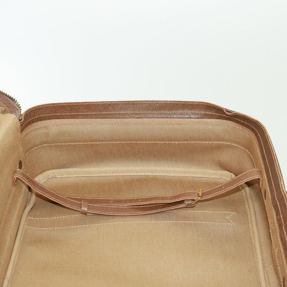 GUCCI GG Supreme Boston Bag PVC Beige Auth mr177