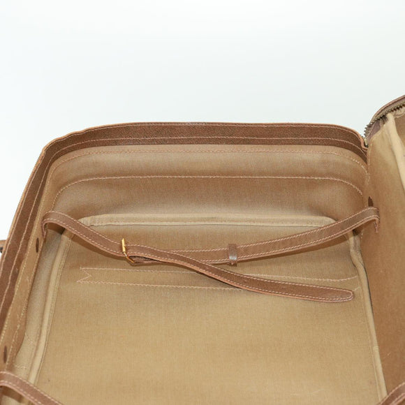 GUCCI GG Supreme Boston Bag PVC Beige Auth mr177