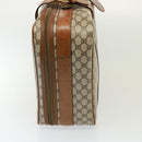 GUCCI GG Supreme Boston Bag PVC Beige Auth mr177-4