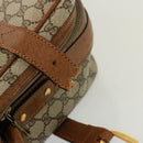 GUCCI GG Supreme Boston Bag PVC Beige Auth mr177-7