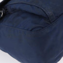 PRADA Shoulder Bag Nylon Navy Silver Auth mr1779-10