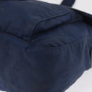 PRADA Shoulder Bag Nylon Navy Silver Auth mr1779-11