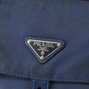 PRADA Shoulder Bag Nylon Navy Silver Auth mr1779-15