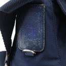 PRADA Shoulder Bag Nylon Navy Silver Auth mr1779-17
