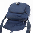 PRADA Shoulder Bag Nylon Navy Silver Auth mr1779-18