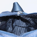 PRADA Shoulder Bag Nylon Navy Silver Auth mr1779-23