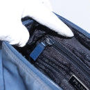 PRADA Shoulder Bag Nylon Navy Silver Auth mr1779-25