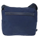 PRADA Shoulder Bag Nylon Navy Silver Auth mr1779-3