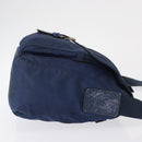 PRADA Shoulder Bag Nylon Navy Silver Auth mr1779-4