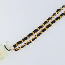 CHANEL Perfume Necklace metal Gold CC Auth mr1782-4