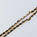 CHANEL Perfume Necklace metal Gold CC Auth mr1782-5