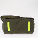 LOUIS VUITTON Damier Challenge Nylon Messenger bag Bag Khaki N41239 Auth mr1791-5