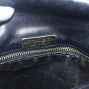 BOTTEGA VENETA INTRECCIATO Shoulder Bag Leather Black Gold Auth mr1793-10