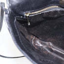 BOTTEGA VENETA INTRECCIATO Shoulder Bag Leather Black Gold Auth mr1793-19
