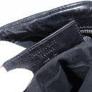 BALENCIAGA Classic Reporter Shoulder Bag Leather Black Auth mr1795-22