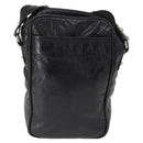 BALENCIAGA Classic Reporter Shoulder Bag Leather Black Auth mr1795-3