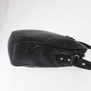 BALENCIAGA Classic Reporter Shoulder Bag Leather Black Auth mr1795-4