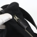 PRADA Accessoire-Täschchen Nylon Schwarz Silber Auth mr1799-10