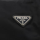 PRADA Accessory Pouch Nylon Black Silver Auth mr1799-17