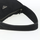 PRADA Accessoire-Täschchen Nylon Schwarz Silber Auth mr1799-7