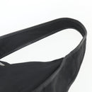 PRADA Accessoire-Täschchen Nylon Schwarz Silber Auth mr1799-8