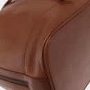 Burberrys Purse Shoulder Bag Leather Brown Gold Auth mr1802-10