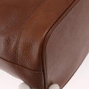 Burberrys Purse Shoulder Bag Leather Brown Gold Auth mr1802-12
