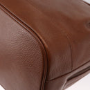 Burberrys Purse Shoulder Bag Leather Brown Gold Auth mr1802-13