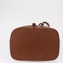 Burberrys Purse Shoulder Bag Leather Brown Gold Auth mr1802-9