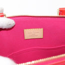 LOUIS VUITTON Monogram Vernis Alma GM Hand Bag Rose Pop M93625 LV Auth mr1803-20