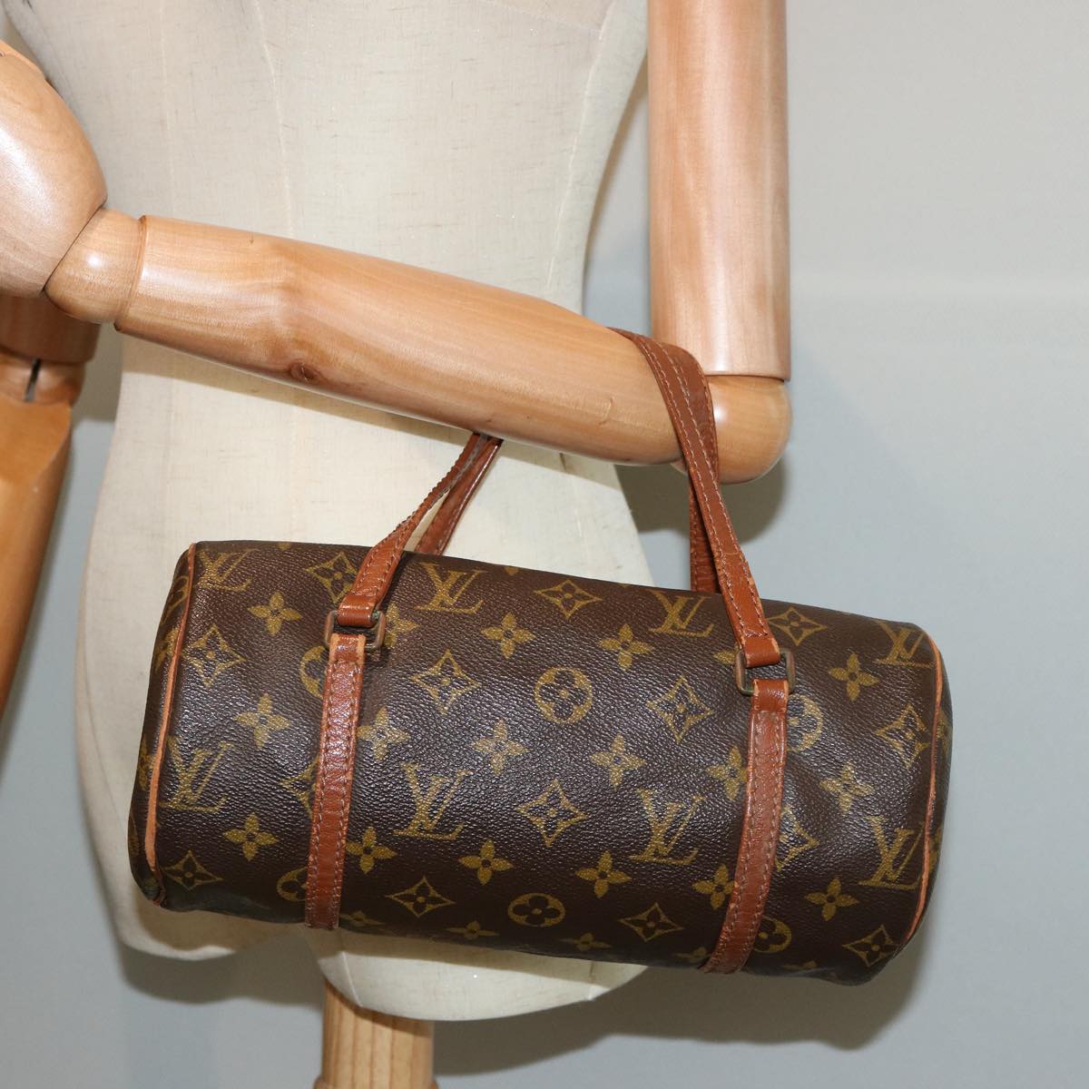 LOUIS VUITTON Monogram Papillon 30 old model Hand Bag Vintage M51365 Auth mr181