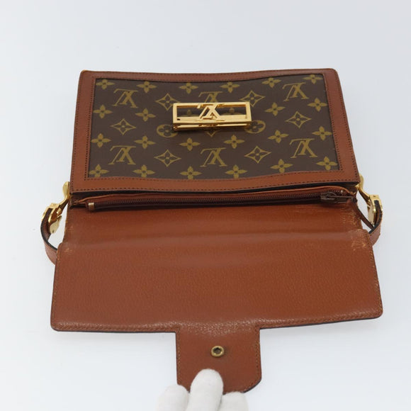 LOUIS VUITTON Monogram Sac Dauphine Shoulder Bag M51410 LV Auth mr1812