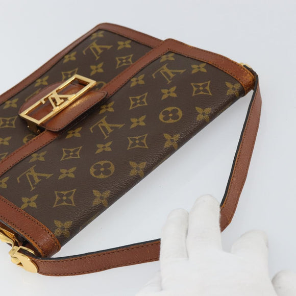 LOUIS VUITTON Monogram Sac Dauphine Shoulder Bag M51410 LV Auth mr1812