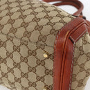 GUCCI GG Canvas Hand Bag Beige Gold 247183 Auth mr1815-9