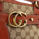 GUCCI GG Canvas Hand Bag Beige Gold 247183 Auth mr1815-17