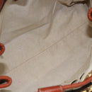 GUCCI GG Canvas Hand Bag Beige Gold 247183 Auth mr1815-11