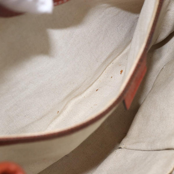 GUCCI GG Canvas Hand Bag Beige Gold 247183 Auth mr1815