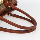 GUCCI GG Canvas Hand Bag Beige Gold 247183 Auth mr1815-7