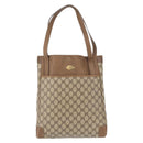 GUCCI GG Supreme Tote Bag PVC Beige Gold 002 115 0035 Auth mr1816-13